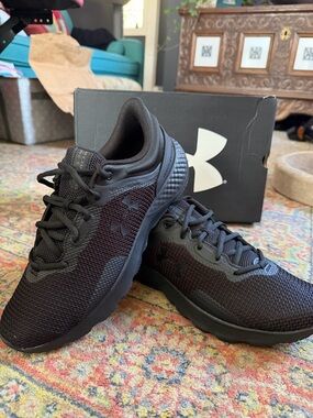 Under Armour Men’s Black Athletic Running Shoes